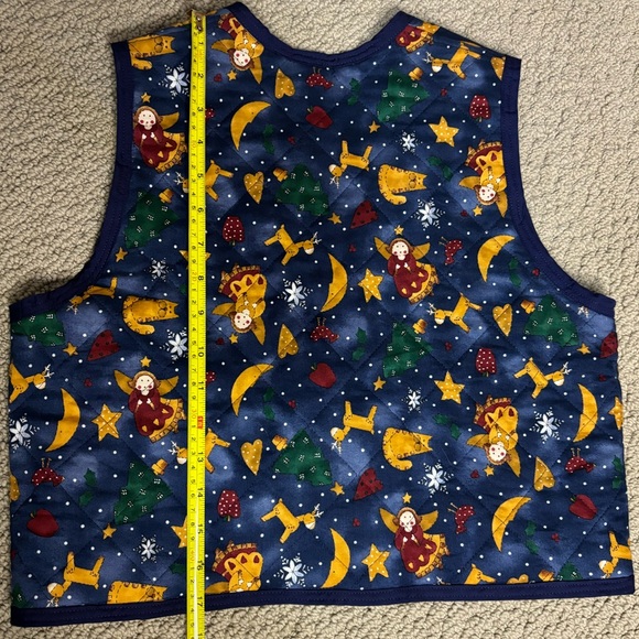 Handmade quilted Christmas vest - Picture 8 of 8